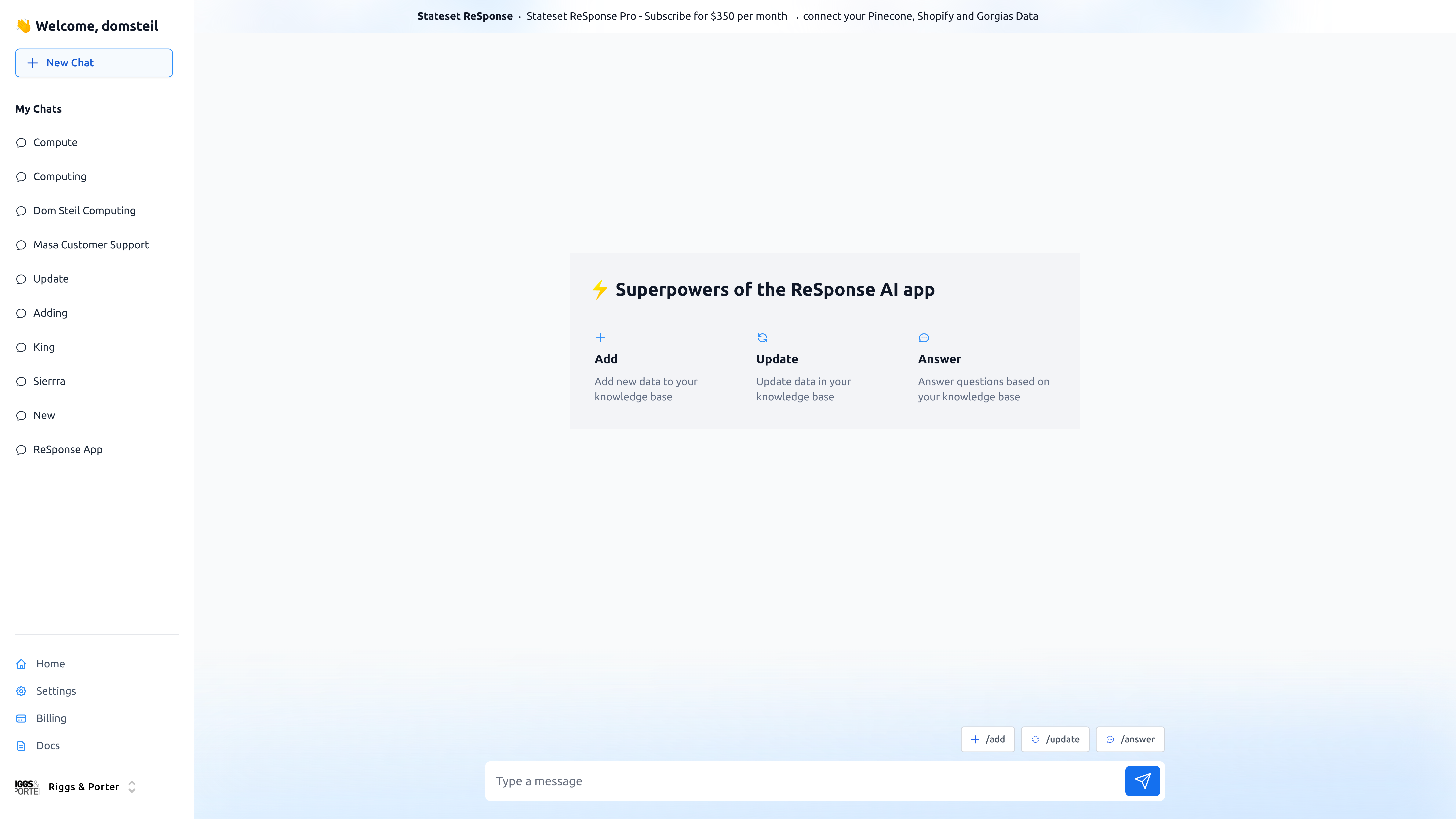 ResponseCX screenshot 1
